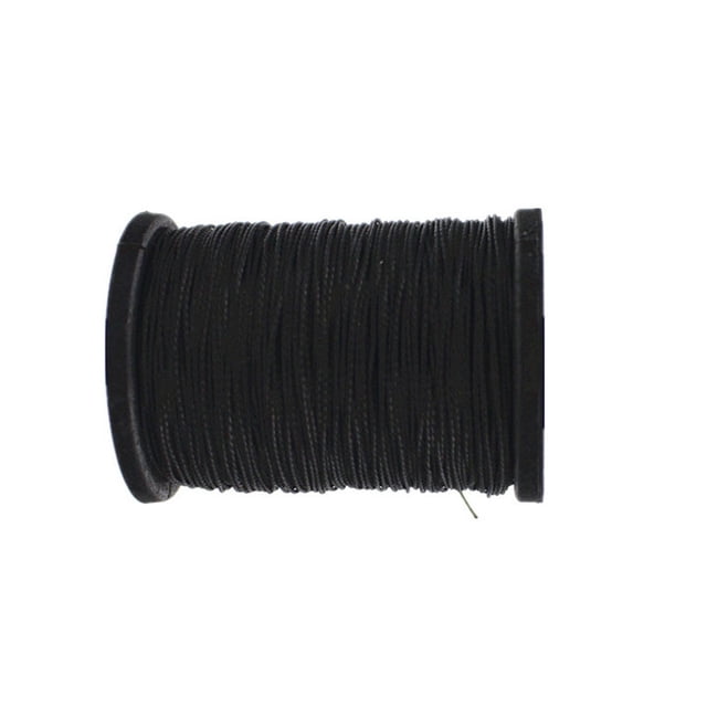 Yuarrent Hilo de pescar de nailon, alambre para cometa, multifilamento multicolor multifuncional para hombre, Color sólido para reparar el de captura Suministros de marroquinería Negro Yuarrent HA061064-03B
