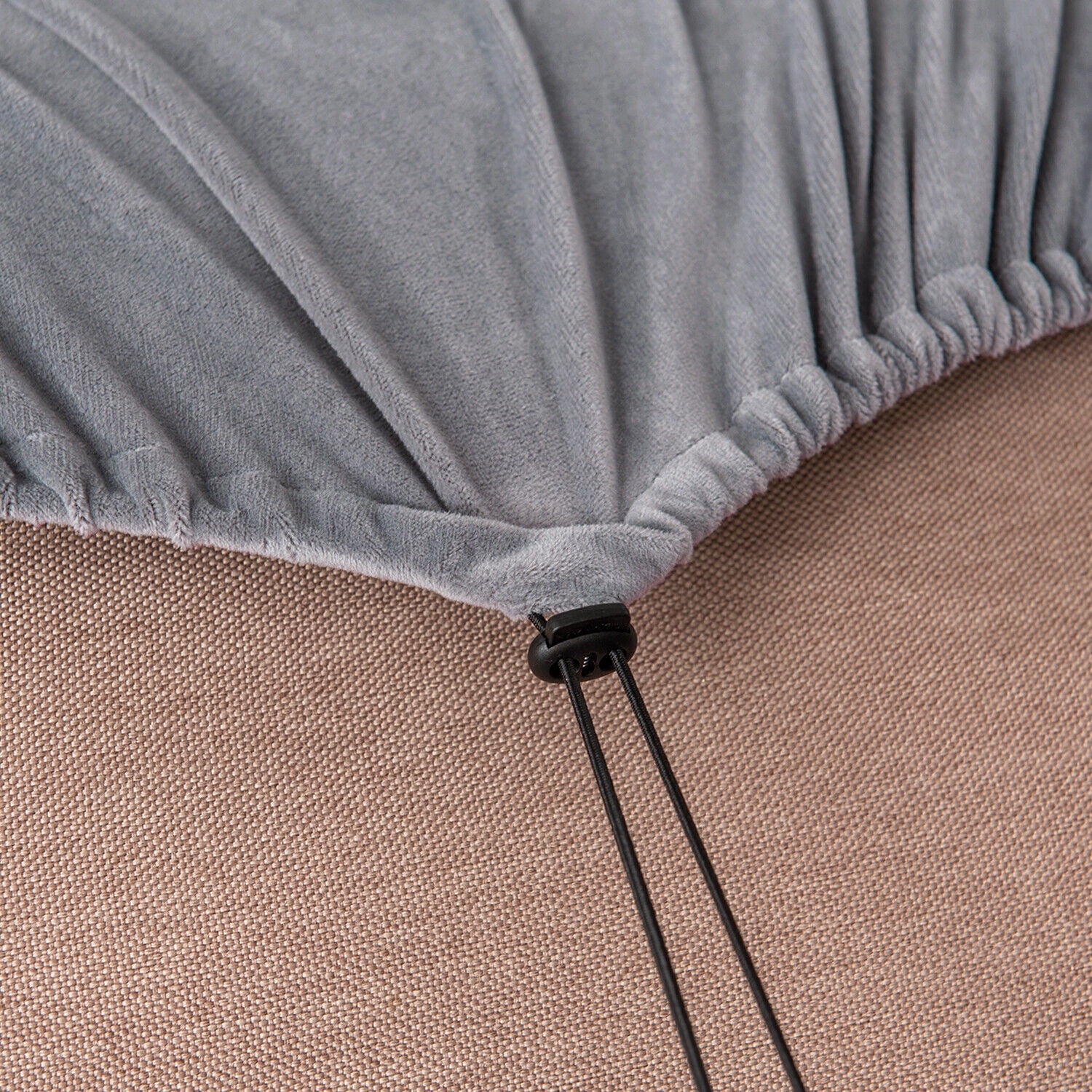 Stretch Velvet Sofa Cover,Slipcovers for Sofas with Separate Cushions and Backrests Covers, with Elastic Adjustment Band Slipcover