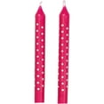 thumbnail image 2 of Birthday Candles 3"" 12/Pkg-Pink W/White Dots, 2 of 2