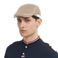 thumbnail image 4 of Minzimin Breathable Mesh Newsboy Hats for Men-Summer Beret Ivy Caps for Golf Hiking Running Outdoor Activities Casual Style, 4 of 7