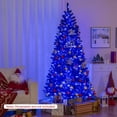 thumbnail image 2 of Costway 7 FT Artificial Christmas Tree with 900 Branch Tips 340 LED Lights 3 Lighting Modes, 2 of 10