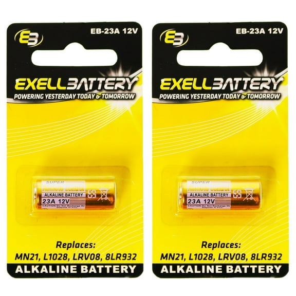 2x EB-23A Alkaline 12V Battery Compatible with 1811A 23 A 8F10R 8LR32 8LR932