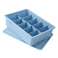 thumbnail image 3 of Organizador de armario Soledad Caja de almacenamiento de Calcetines de ropa interior 10 rejillas Azul, 3 of 7