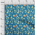thumbnail image 2 of oneOone Cotton Poplin Medium Blue Fabric Kids Campfire Diy Clothing Quilting Fabric Print Fabric By Yard 56 Inch Wide, 2 of 4