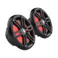 thumbnail image 2 of Rockford Fosgate 2 Pair M2-8B M2 Series 8" Color Optix Marine 2-Way System- Black & Stainless Grilles Included, 2 of 7