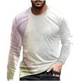 thumbnail image 2 of Lilgiuy Men Casual Round Neck Short Sleeve Pullover Line 3D Printed T-Shirt Blouse for Bodybuilding Gym, 2 of 5