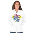 thumbnail image 4 of Retro 8-bit Video Game Mega Man Unisex Plus Size Zip Hoodie Brisco Brands 2X, 4 of 5
