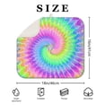 thumbnail image 4 of Colorful Tie Dye Pattern Dish Drying Mat for Kitchen 1 Pack, Ultra Absorbent Microfiber Dishes Drainer Mats,16"x18", 4 of 6