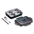 thumbnail image 1 of Lolmot Stainless Steel Bento Lunch Box Thermal Insulation Bento Box Tableware Set Portable Lunch Box Student Lunch Box, 1 of 2