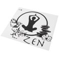thumbnail image 4 of Pegatina de PVC con diseño de yoga zen para pared, meditación, dormitorio, decoración del hogar, regalo para amantes del yoga, 4 of 14