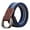 Blue_110 cm, variant on HUANLEDASH Women Men Double Ring Buckle Canvas Belt Simple Casual Versatile Youth Cargo Waist Band Outdoor Sport Jeans Accessories