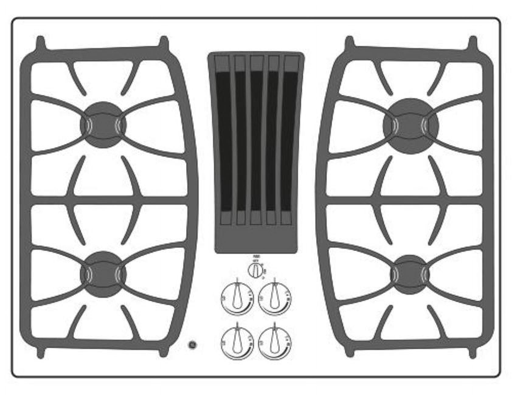 PGP9830DRBB 30" Gas Downdraft Cooktop w/ 4 Burners