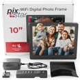 thumbnail image 2 of PixStar 10 inch Digital Frame WiFi | Free Unlimited Cloud Storage | Motion Sensor | Highly giftable for Grandparents | IPS Display | Easy Setup Digital Photo Frame | Ele, 2 of 10
