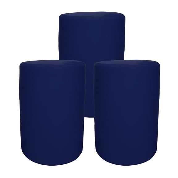 Showman Lycra Barrel Covers - Set of 3 (Blue)