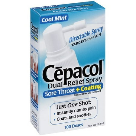 Combe Cepacol Sore Throat Spray, 0.75 oz