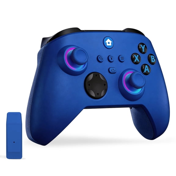 ChargePlay Pro RGB Wireless Gaming Controller Compatible with Xbox Series X/S, Xbox One, & PC | 2.4GHz Adapter Replacement Gamepad with Mappable Back Buttons, Hall Effect Joysticks & Dual Vibration