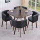 thumbnail image 1 of Kitchen Round Dining Table Set 4 Chairs Office Luxury Dining Table Solid Wood Muebles Para El Hogar Room Furniture GPF50YH My Lux Decor Round, 1 of 23