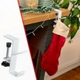 thumbnail image 5 of Newxiaaa 4PC Garland Stocking Hangers, Non-Slip Christmas Stocking Hooks, No Drill Garland Fireplace Stocking Hanger, Mantel Hanger for Garland, 2024 New Dual Hooks Garland Stocking Holder (C), 5 of 6