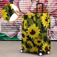 thumbnail image 4 of Black Green Stem Sunflower Pattern Luggage Cover Fashion Suitcase Cover Baggage Covers Fit 25-28 Inch Luggage (Go Travel), 4 of 5