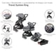 thumbnail image 2 of Carriola con Autoasiento Reversible y Reclinable con bambineto King D'Bebe - Gris, 2 of 8