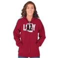 thumbnail image 3 of Arizona AZ Lazy Funny State Pride Zip Up Hoodie Men's Women's Brisco Brands S, 3 of 6