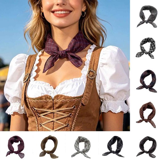 LILIYA Women's Fashion Scarves Pattern Satin-Feeling Bandanas Stylish Hair Neck Scarf for Hair Neck Scarves Handbag Purse Bag