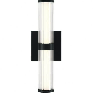 47123-021-Eurofase Lighting-Fayton - 14W 1 LED Wall Sconce-14 Inches Tall and 4 Inches Wide-Black Finish