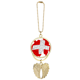 thumbnail image 1 of Mapa de patron de la bandera suiza Resumen Llavero para automóviles, 1 of 4