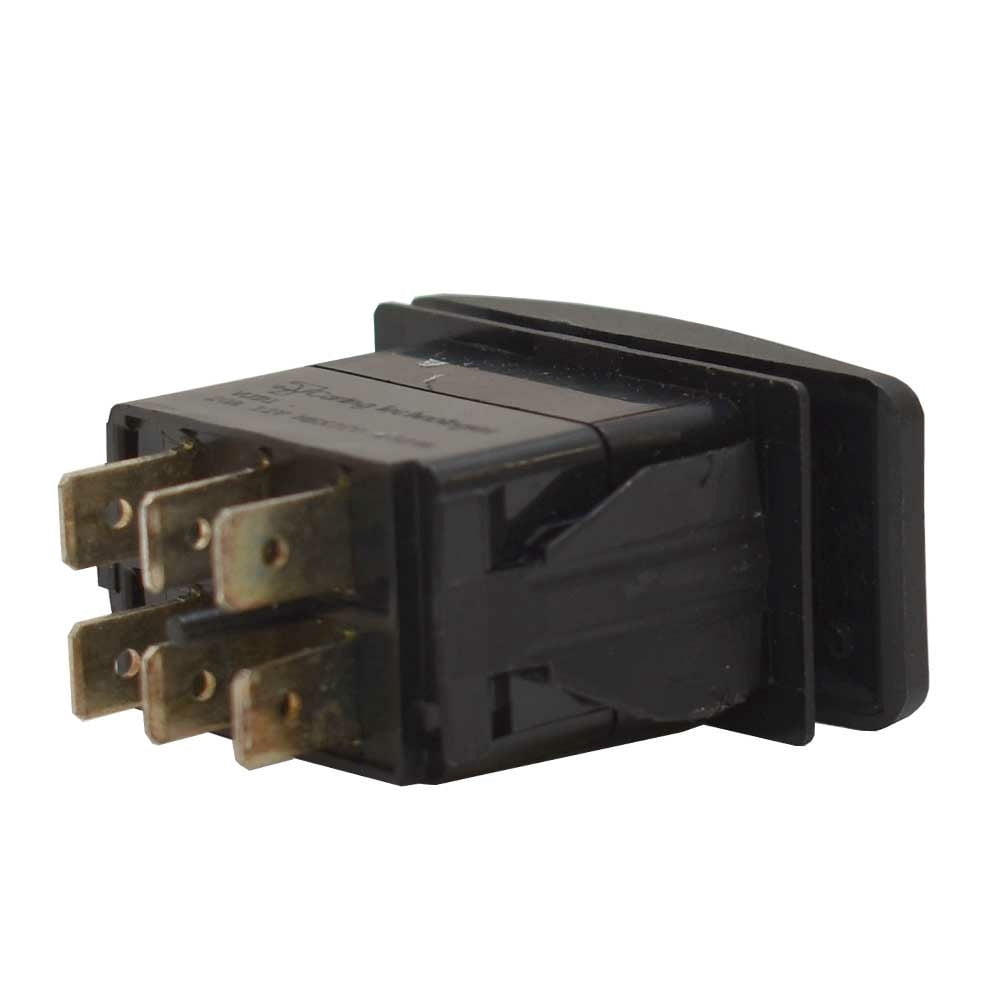Carling On/Off/On Contura II Boat Rocker Switch | Nav/Anc 6-Spade