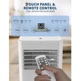 thumbnail image 3 of Qinaqin Stay Cool & Cómodo 8000 BTU Portátil Air Conditioner 3-in-1 Function con de Profundidadhumidifier Fan Cools Up to 350 Sq Ft Remote Control Auto Oscillating, 3 of 7