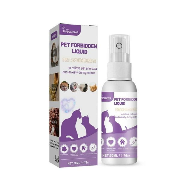 50ml Pet Calming Spray Prevent Howling Soothing Anxiety Mood Calming Cat Pet Spray Prohibition