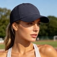 thumbnail image 6 of IUYRTFE Women's Quick Dry Ponytail Baseball Cap Breathable Perforated Mesh Summer Sports Running Hat, 6 of 9