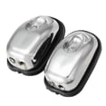 thumbnail image 3 of Riwesomey 2 uds., luz LED para coche, parabrisas, Jet, luz LED, accesorios decorativos, boquilla de pulverización para parabrisas, limpiaparabrisas Bombillas para automóviles blanco, 3 of 8