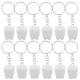 thumbnail image 4 of 25 uds llaveros de dientes llaveros colgantes llavero de coche llavero decorativo mochila colgante decoración diente colgante encanto recuerdo de fiesta, 4 of 8