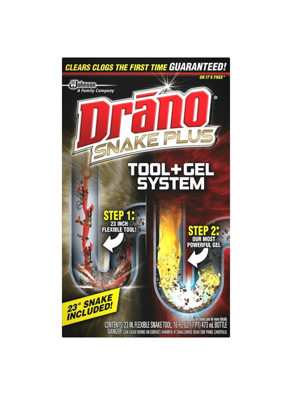 Drano Snake Plus Tool + Gel System, 16 oz