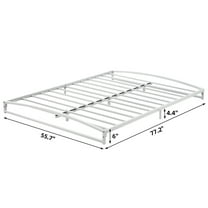 Accreate Metal Platform Bed Frame Low Profile, Mattress Foundation, No Box Spring Needed, Easy Assembly
