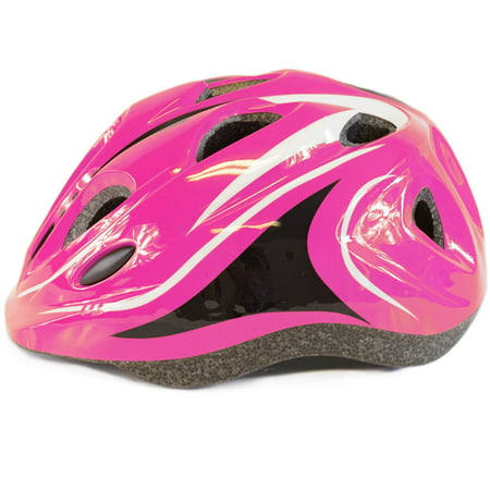 Adjustable Kids Cycling Bike Helmet Size M with Flashing Night LED (Best Childrens Cycle Helmets)