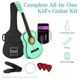 thumbnail image 5 of Best Choice Products 30in Kids Acoustic Guitar Beginner Starter Kit w/ Strap, Case, Strings - SoCal Green, 5 of 10