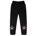 thumbnail image 3 of Popshion Toddler Girls Pink Cat Sweatshirts and Cat Paw Print Pants Leggings Outfit Set 2-3T, 3 of 7