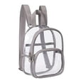 thumbnail image 1 of asddcavvf Transparent Sac à Dos Robuste avec Sangle Renforcée Sac à Dos Transparent Stade Sac à Cordon avec Poche Zippée Grands Sacs pour Femmes, 1 of 1