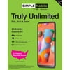 Simple Mobile Samsung Galaxy A11, 32GB, Black- Prepaid Smartphone