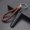 Brown, variant on Creative Hand Woven DIY Leather Strap Car Key Clip ​ Car Key Holder Lanyard Keyring Phone Number Keychain PURPLE