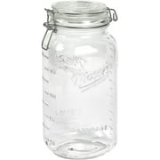 Mason Craft & More 101oz (3Liter) Extra Large Clear Glass Clamp Jar