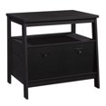thumbnail image 1 of Sauder Trestle Engineered Wood Lateral File Cabinet in Raven Oak Finish, 1 of 11