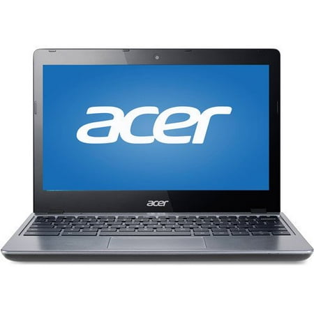 Restored Acer C720-2103 11.6" LED Chromebook - 4th Gen Intel Celeron Haswell 2955U 1.40GHz, 16 GB SSD, 2 GB Mem, 11.6" display (1366 x 768), WebCam, BT 4, 802.11a/b/g/n, Chrome OS (Refurbished)