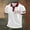 White, variant on Men's Shirt with Embroidered Maple for Canada Day Celebration Comfortable Casual Knit Top Everyday Wear