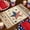D, variant on Disposable Placemats,Patriotic Placemats,Disposable Placemats 4th of July Memorial Day Place Mats,Linen Patriotic Freedom Stars Table Mats for Holiday Indoor Outdoor Party Kitchen(A)