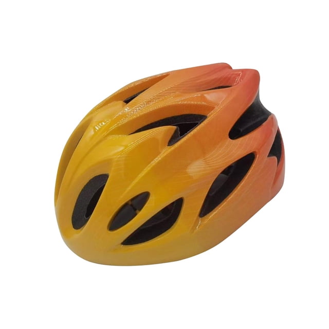 Casque de Vélo pour Enfants Léger et Respirant Casque de Planche à Roulettes Protection de la Tête pour Orange