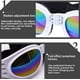 thumbnail image 4 of 2 Pack Dog Goggles, Adjustable Strap, Eye Protection for Travel, Skiing, Waterproof Dog Sunglasses (Black, White), 4 of 5