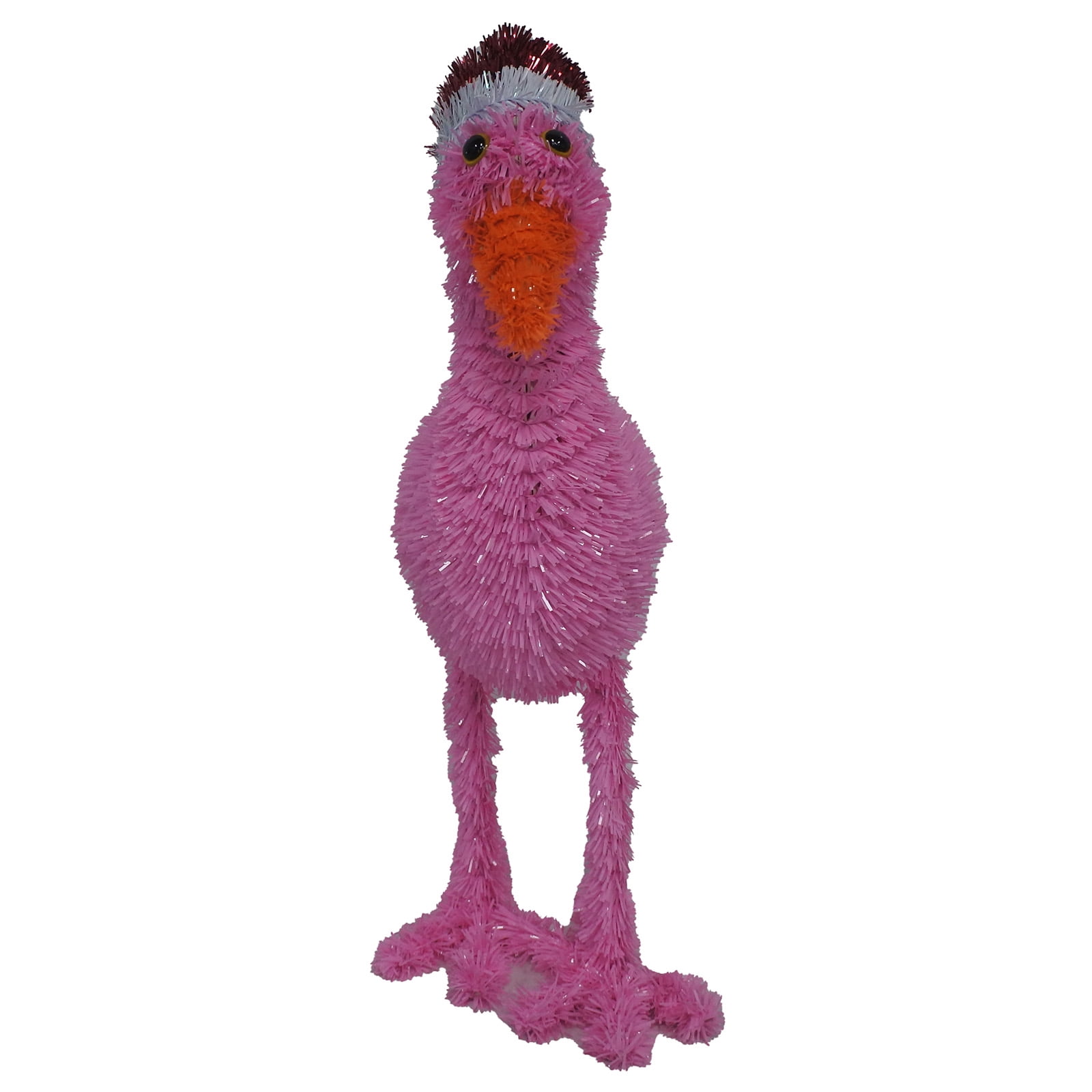 Tinsel Flamingo Christmas Decoration, Pink, 15", by Holiday Time